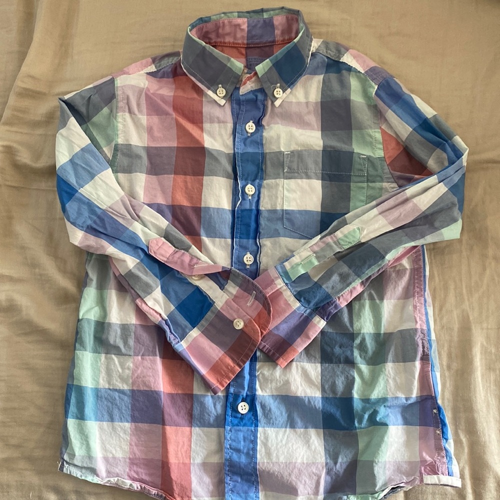 Crewcuts toddler boy light weight button down shirts